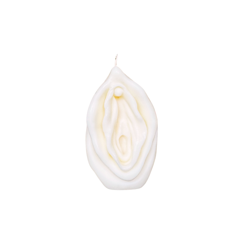 Świeca Sojowa Yoni  Artystyczna Rzeźba Sromu Handmade Vulva Candle